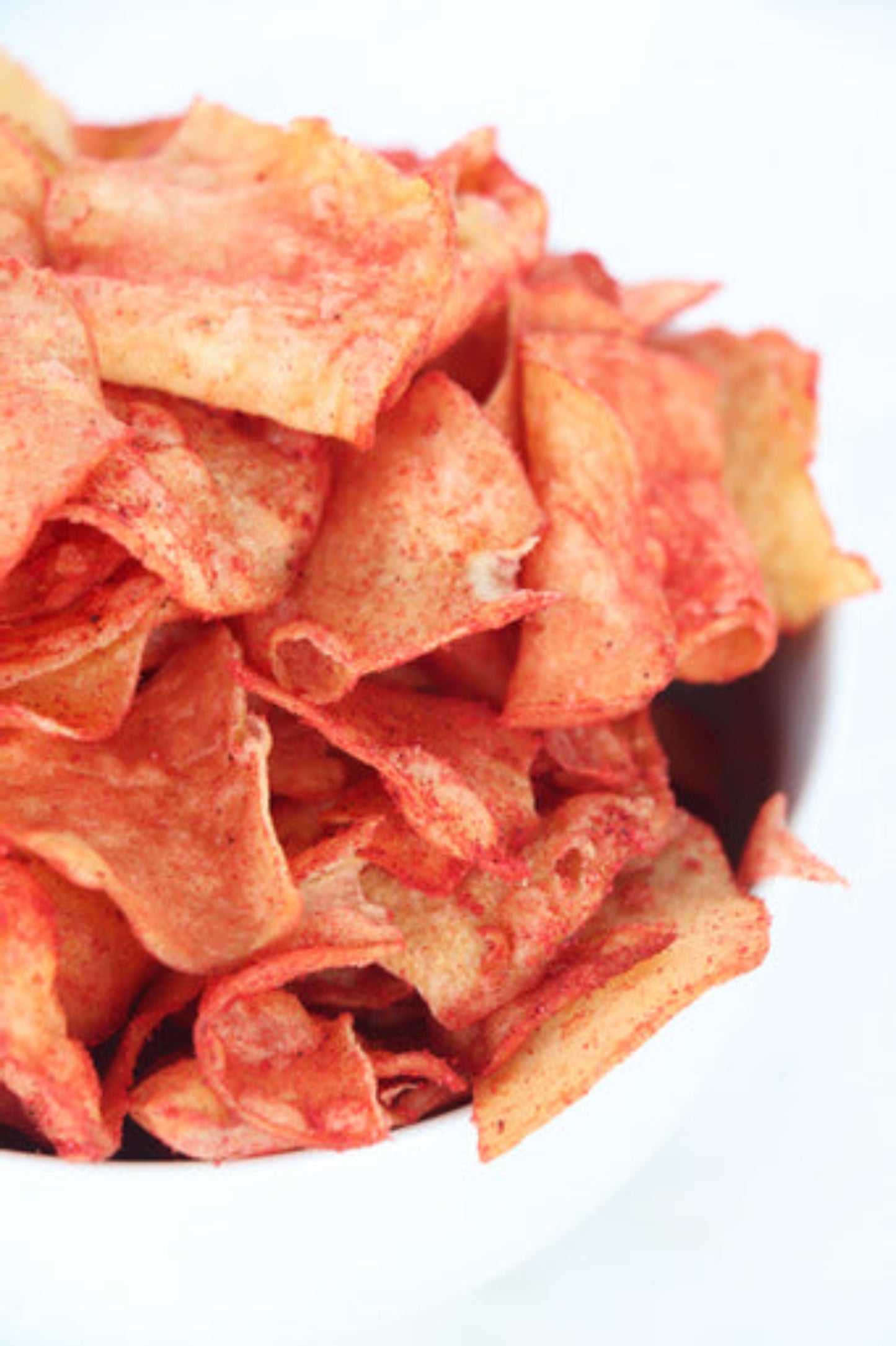 Chips de jicama deshidratada